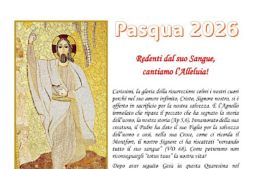 AUGURI SANTA PASQUA 2026